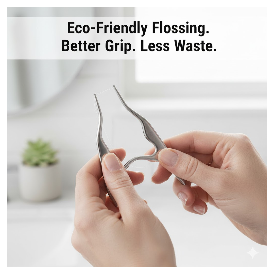 7 In 1 Stainless Steel Toothpick Flossier Set