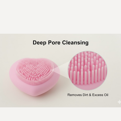 HeartGlow Face Cleansing Brush