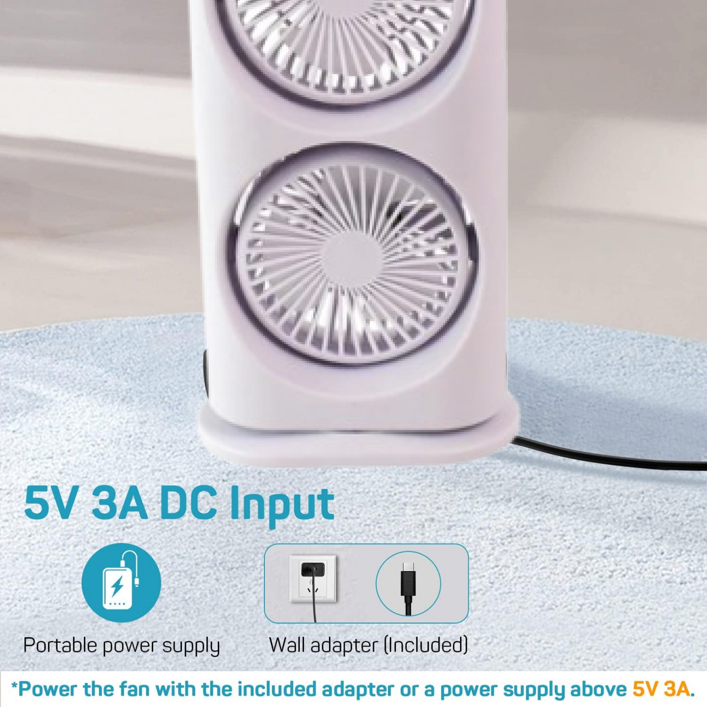 Dual Spray Cooling Fan