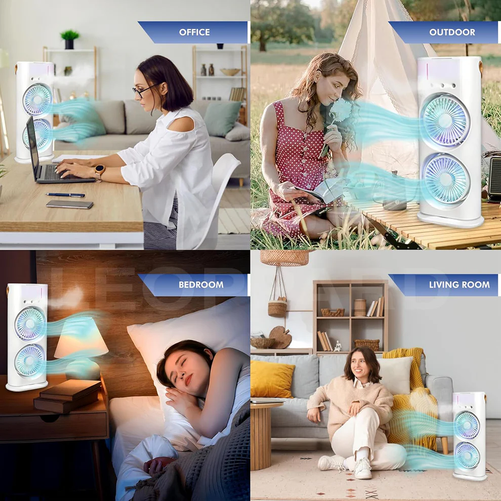 Dual Spray Cooling Fan