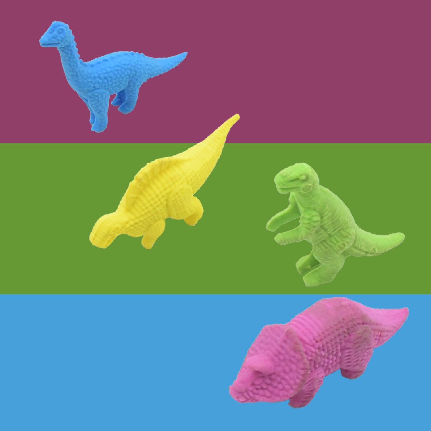 Dinosaur Puzzle Erasers