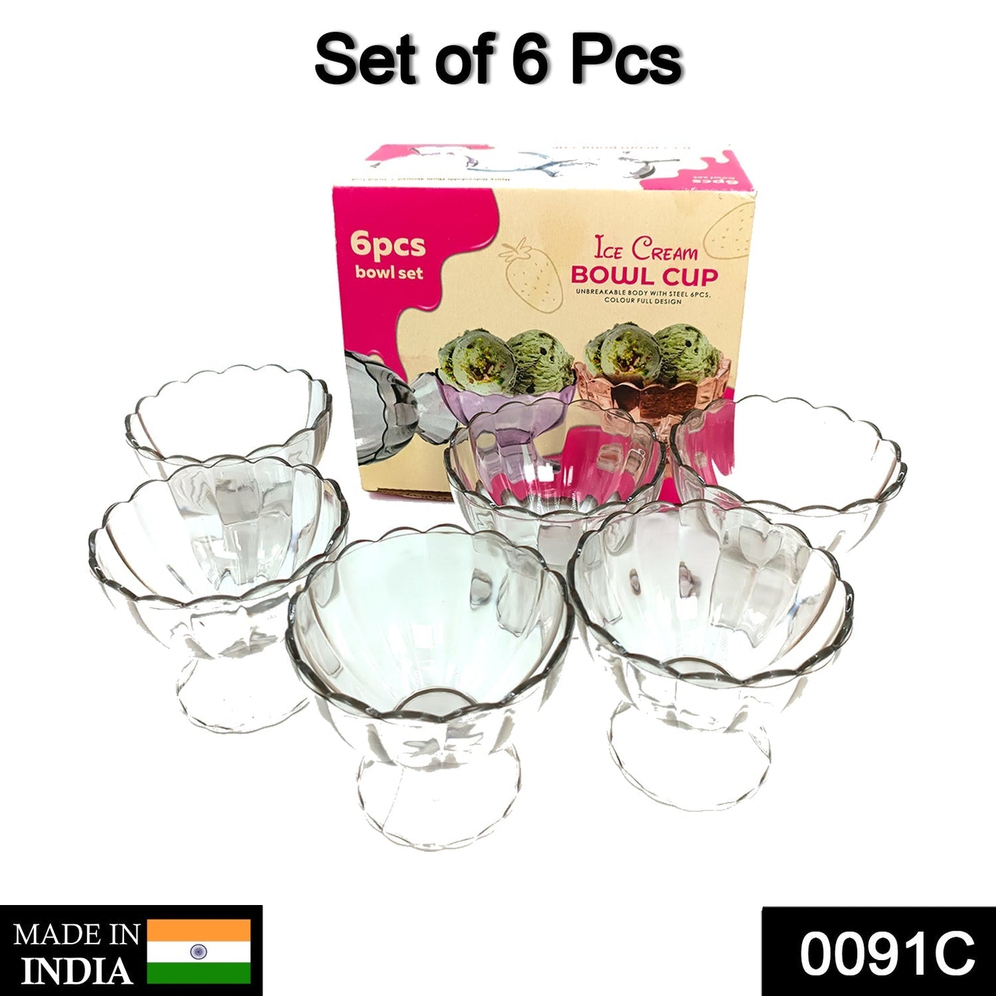 Glass Dessert Bowls