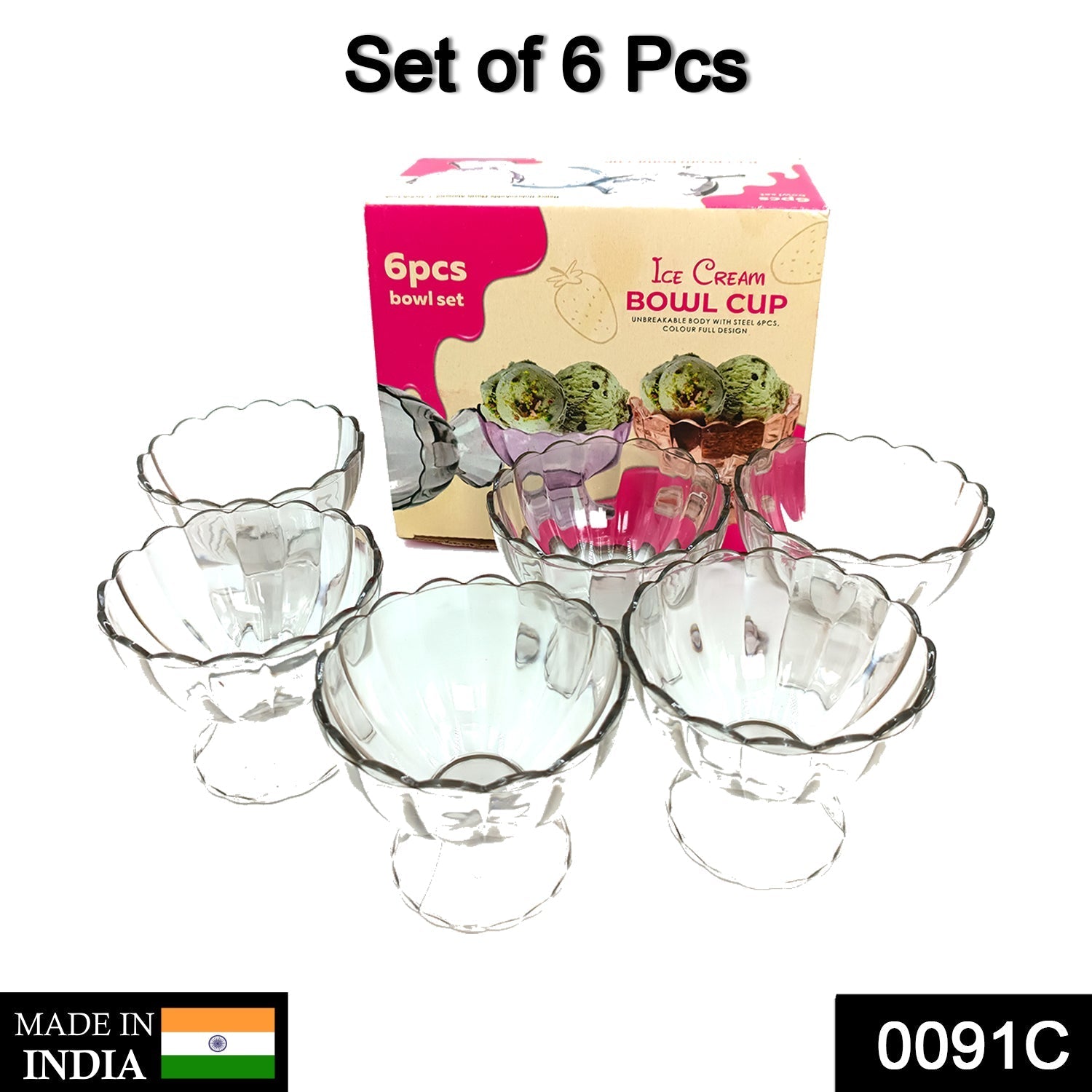 Glass Dessert Bowls
