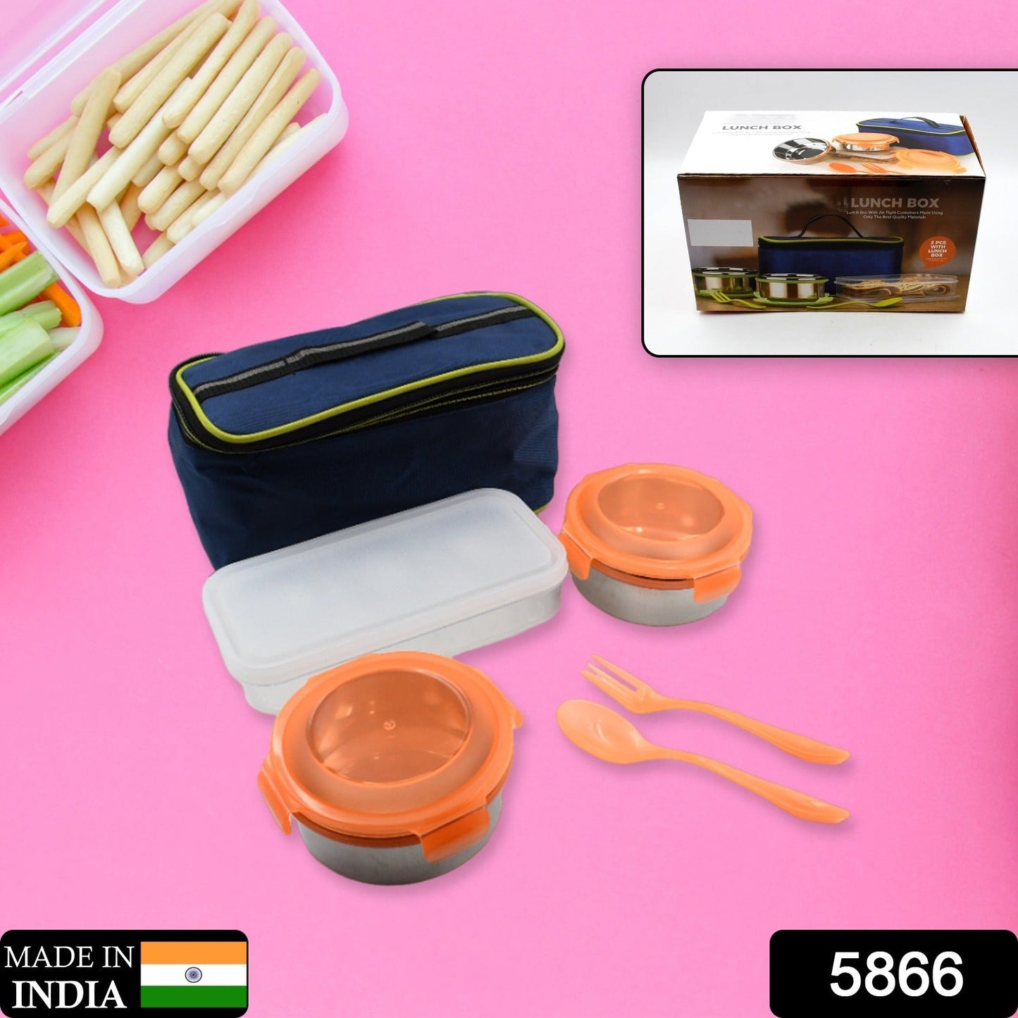 3-Tier Stainless Steel Lunch Box
