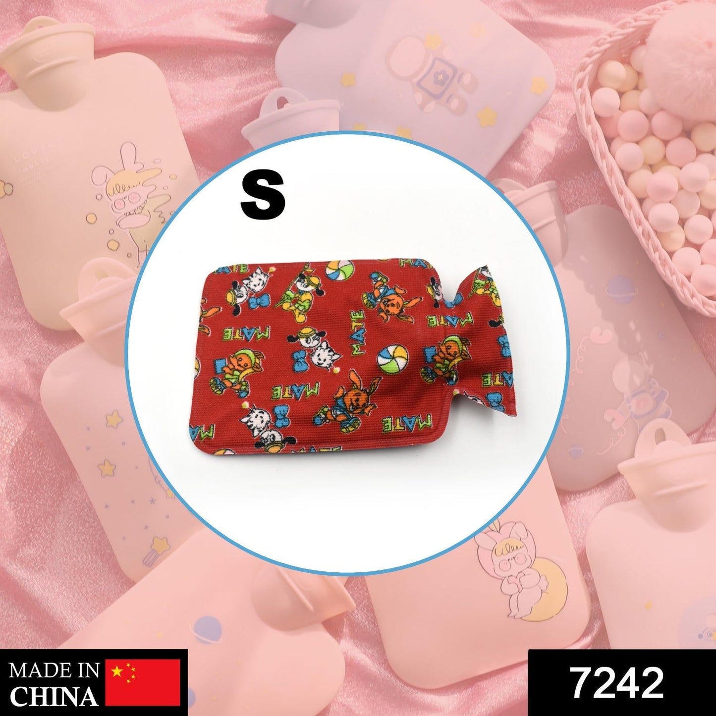 Rubber Hot Water Bag for Pain Relief