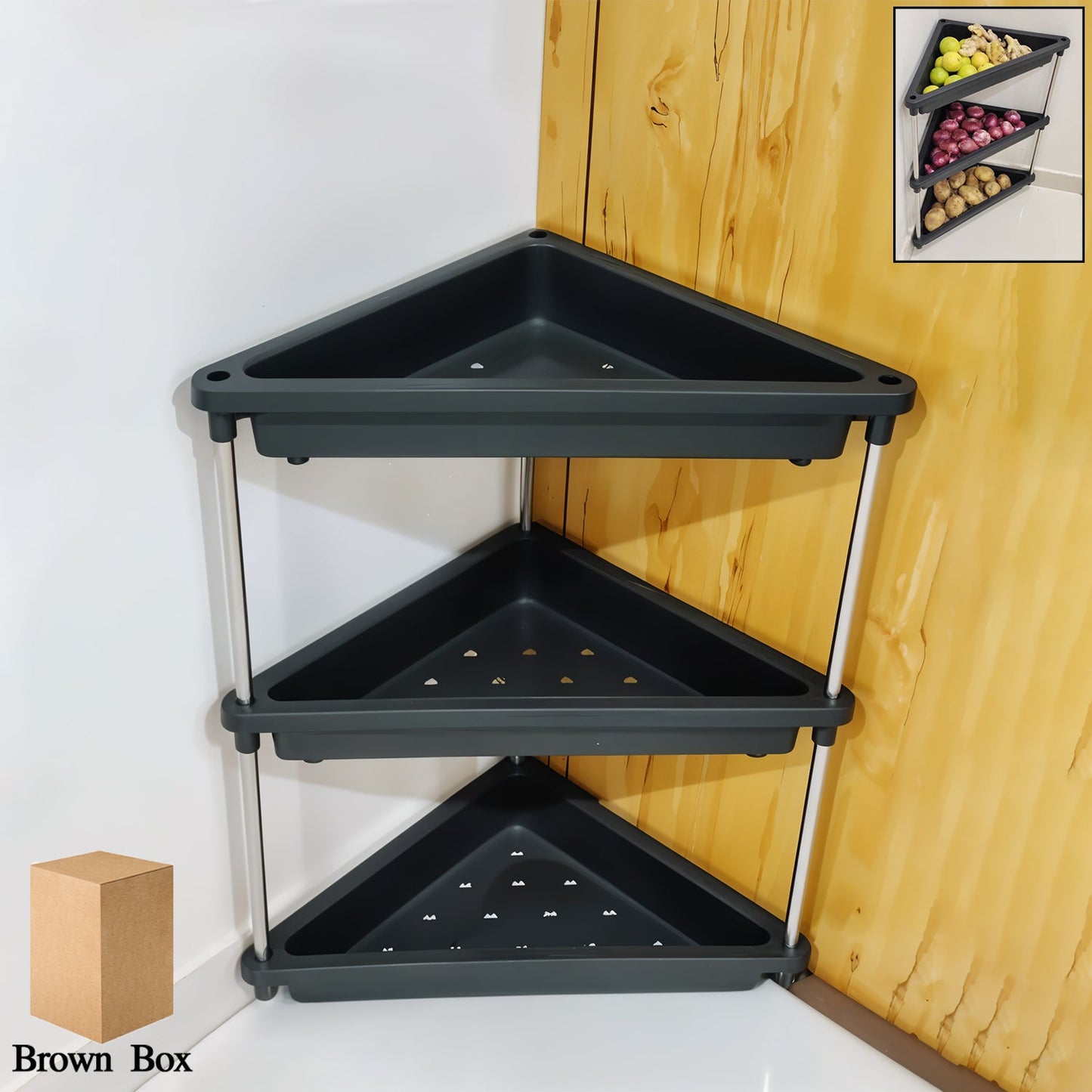 Corner Storage Shelf Rack