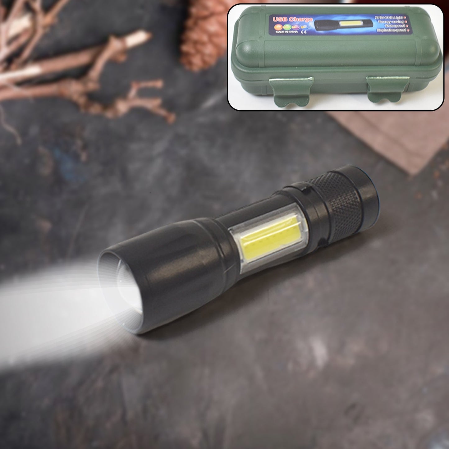Mini Led Flashlight Rechargeable
