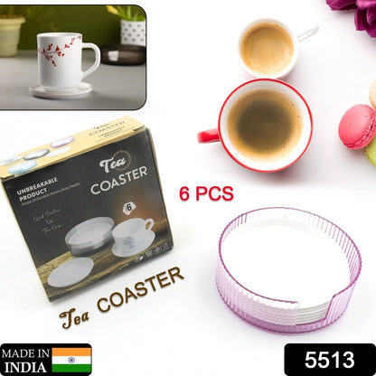 Plastic Coasters (6 pcs)