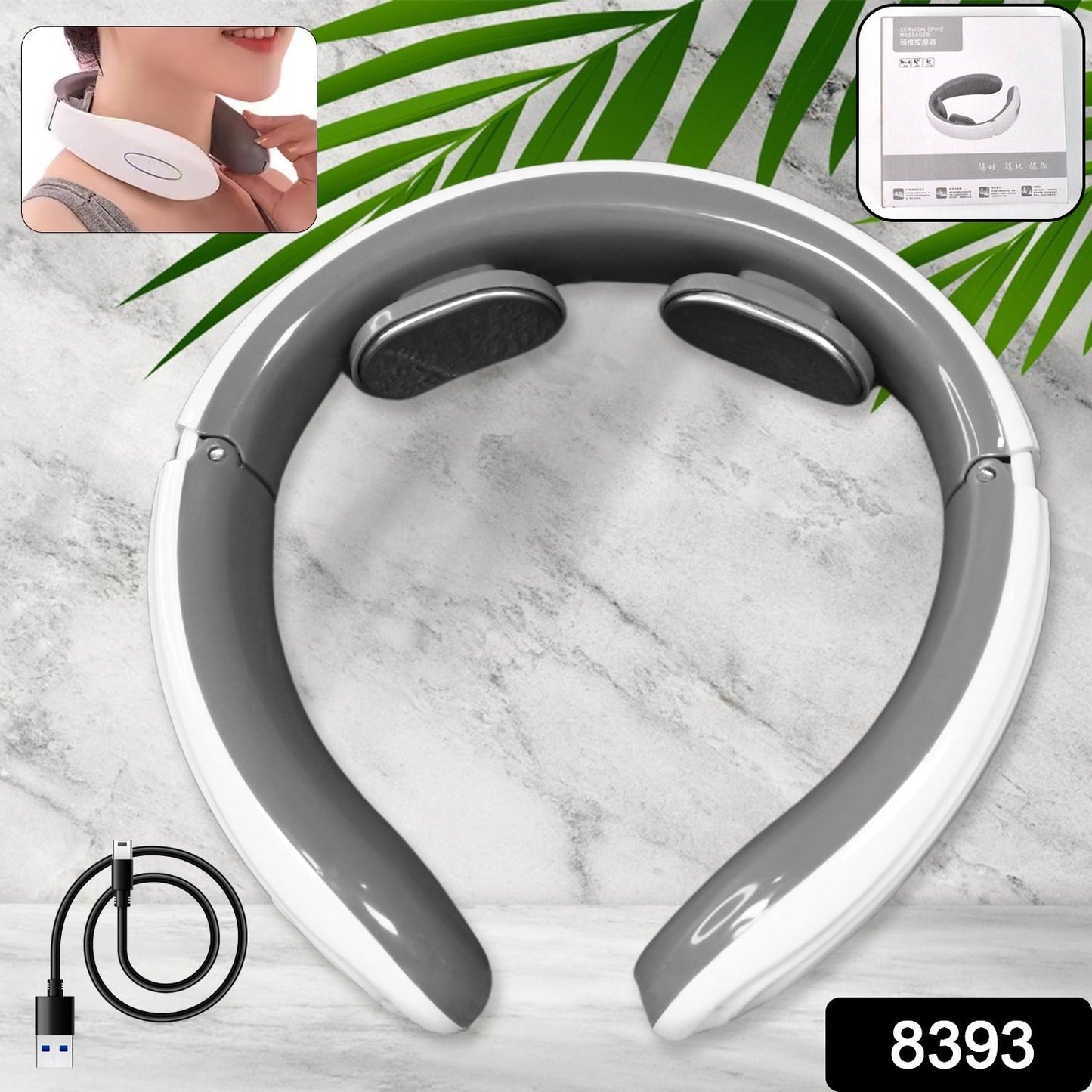 2-Head Electric Neck & Back Massager