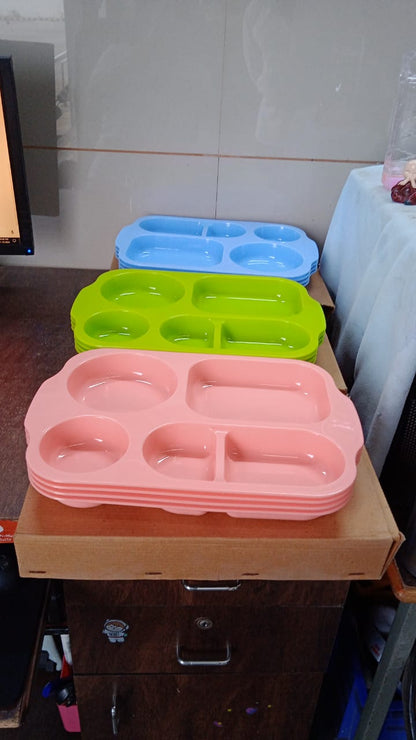 Unbreakable Food Compartment Plates