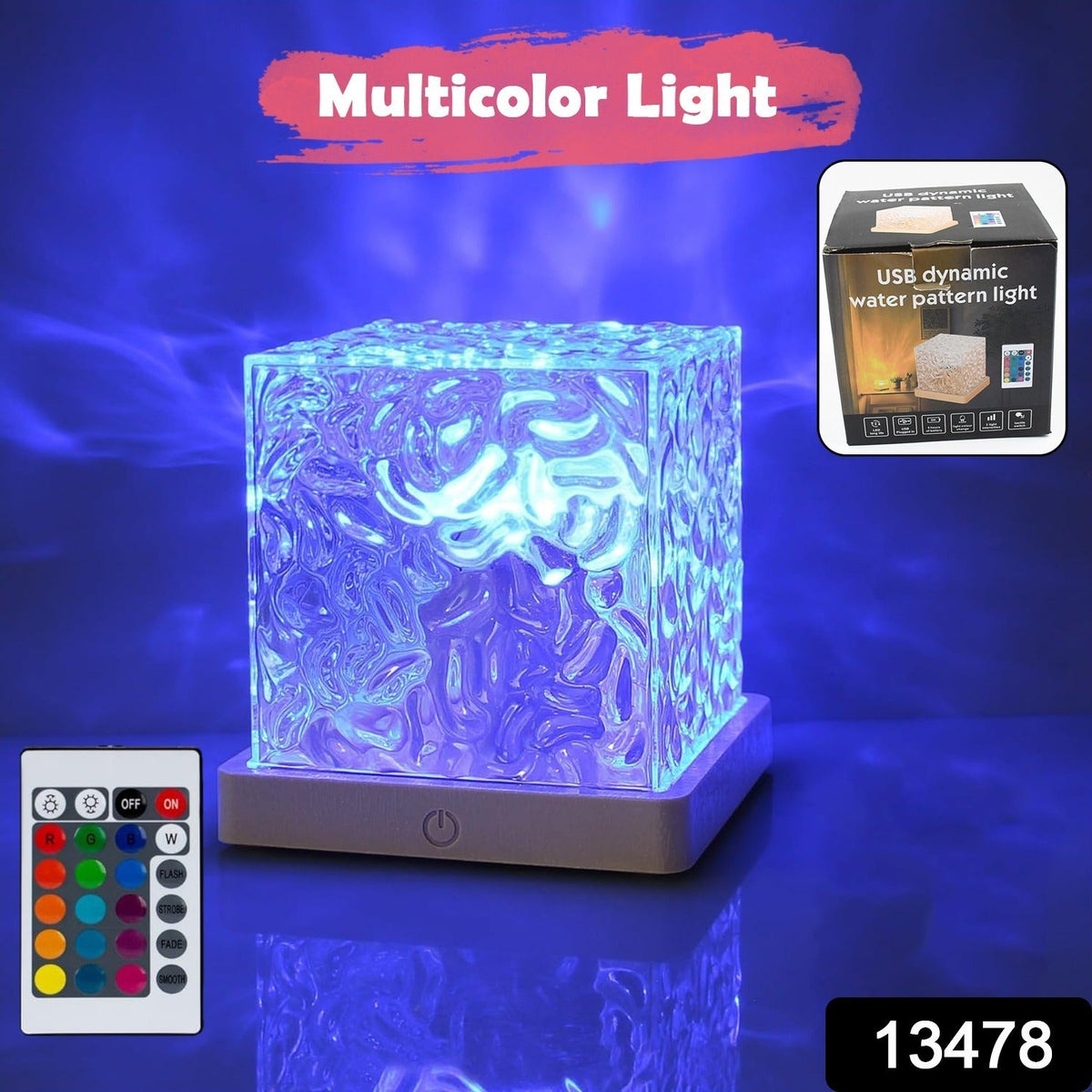 Crystal Ripple Night Lamp
