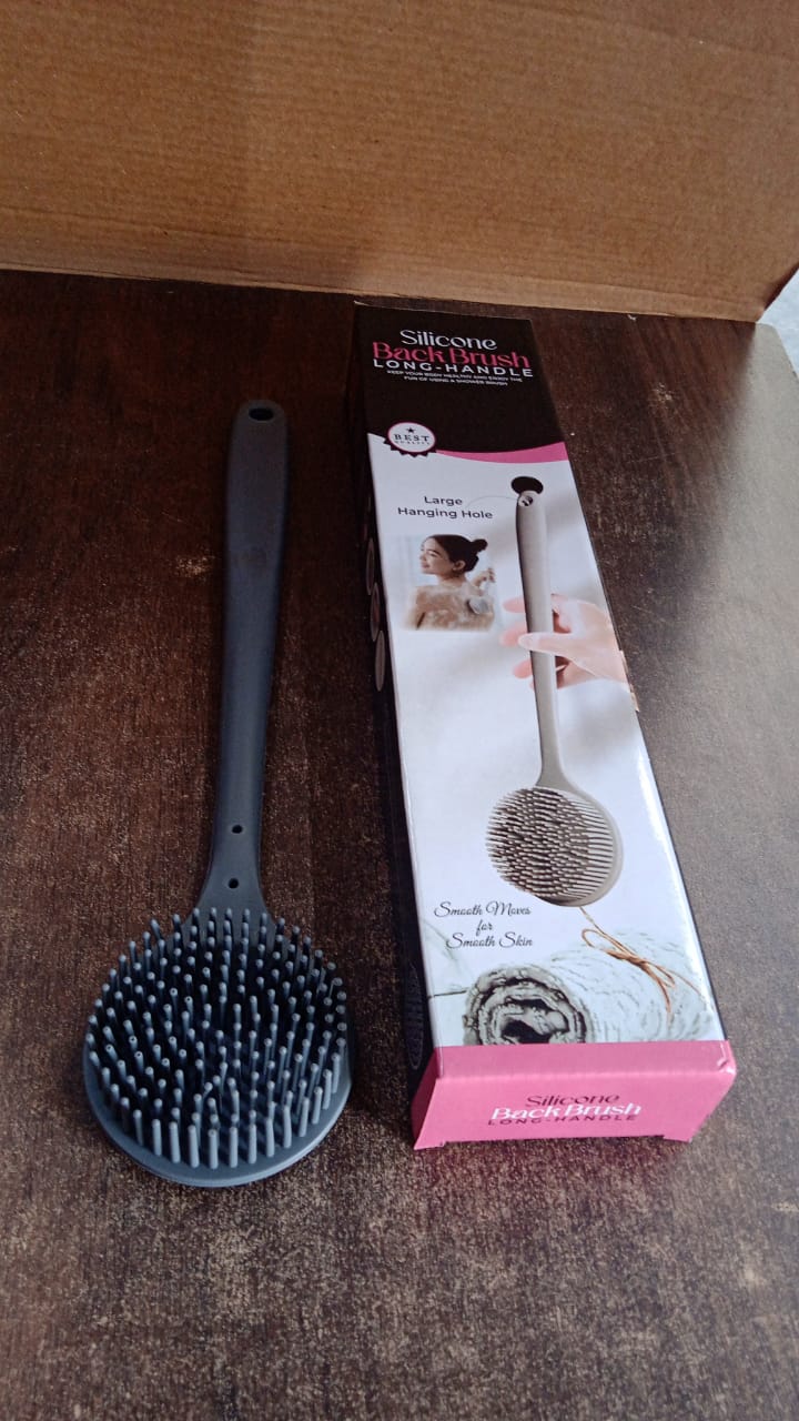 Long Hande Silicone Back Scrubber