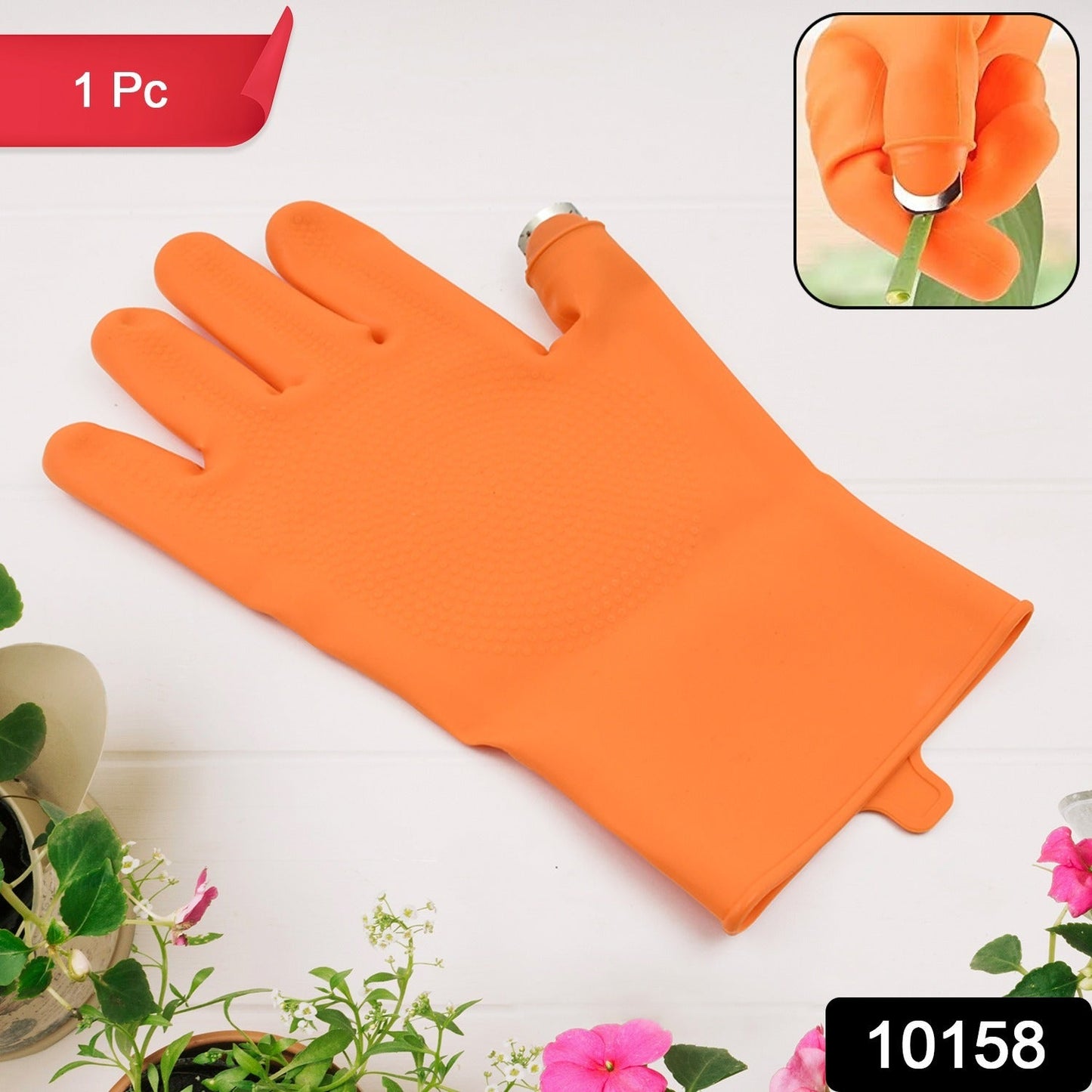 Right-Handed Silicone Thumb Cutter Gloves