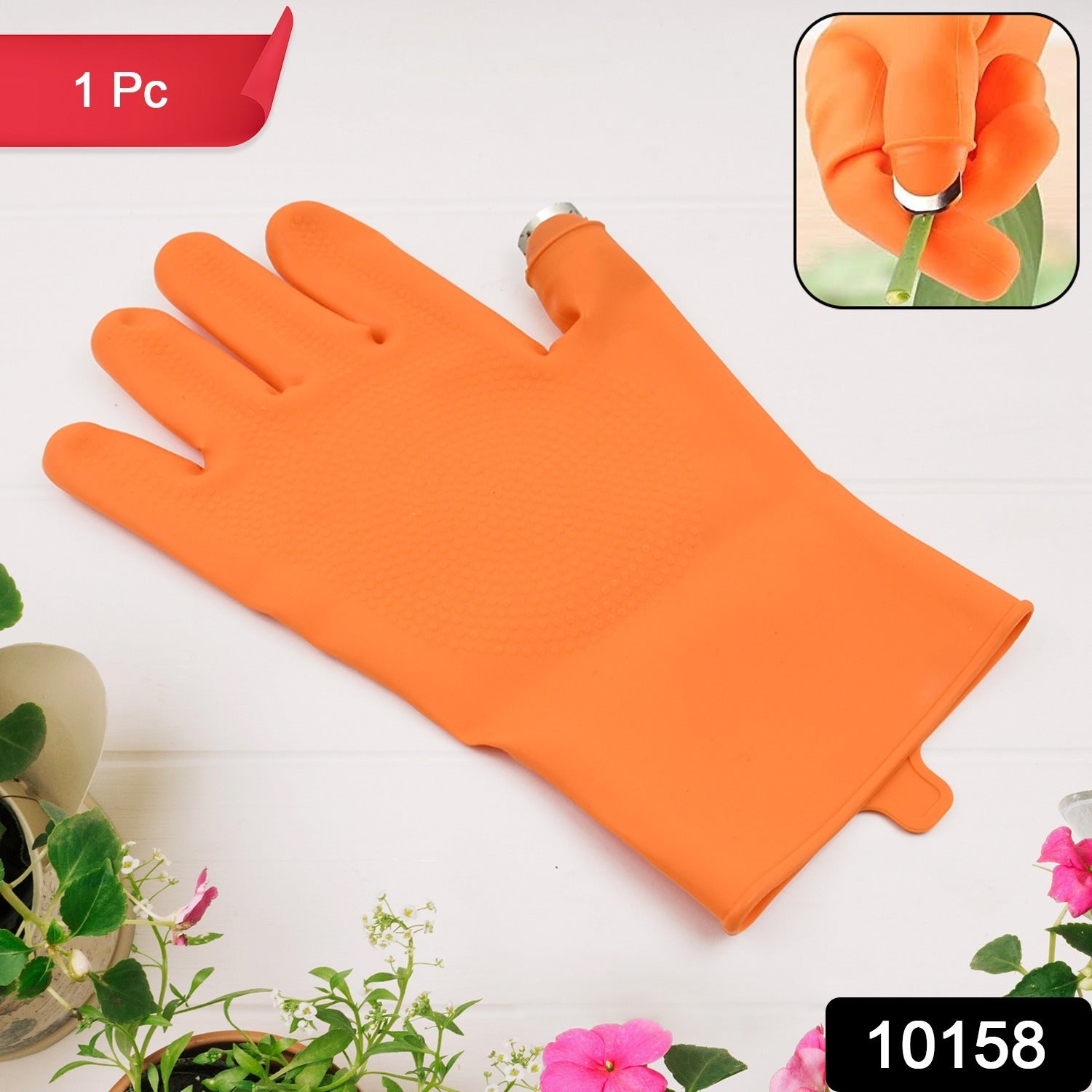 Right-Handed Silicone Thumb Cutter Gloves
