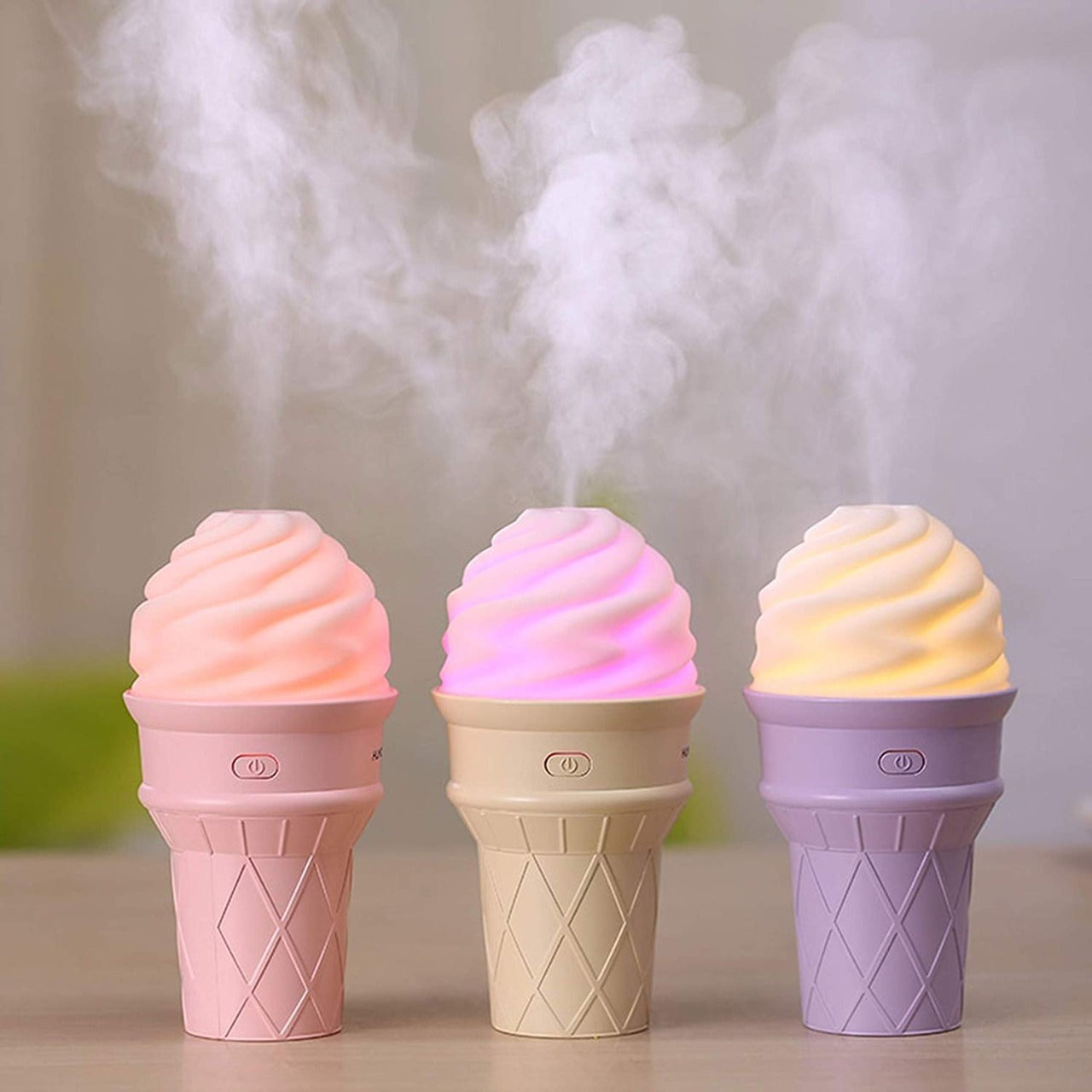 Ice Cream Design Led Humidifier