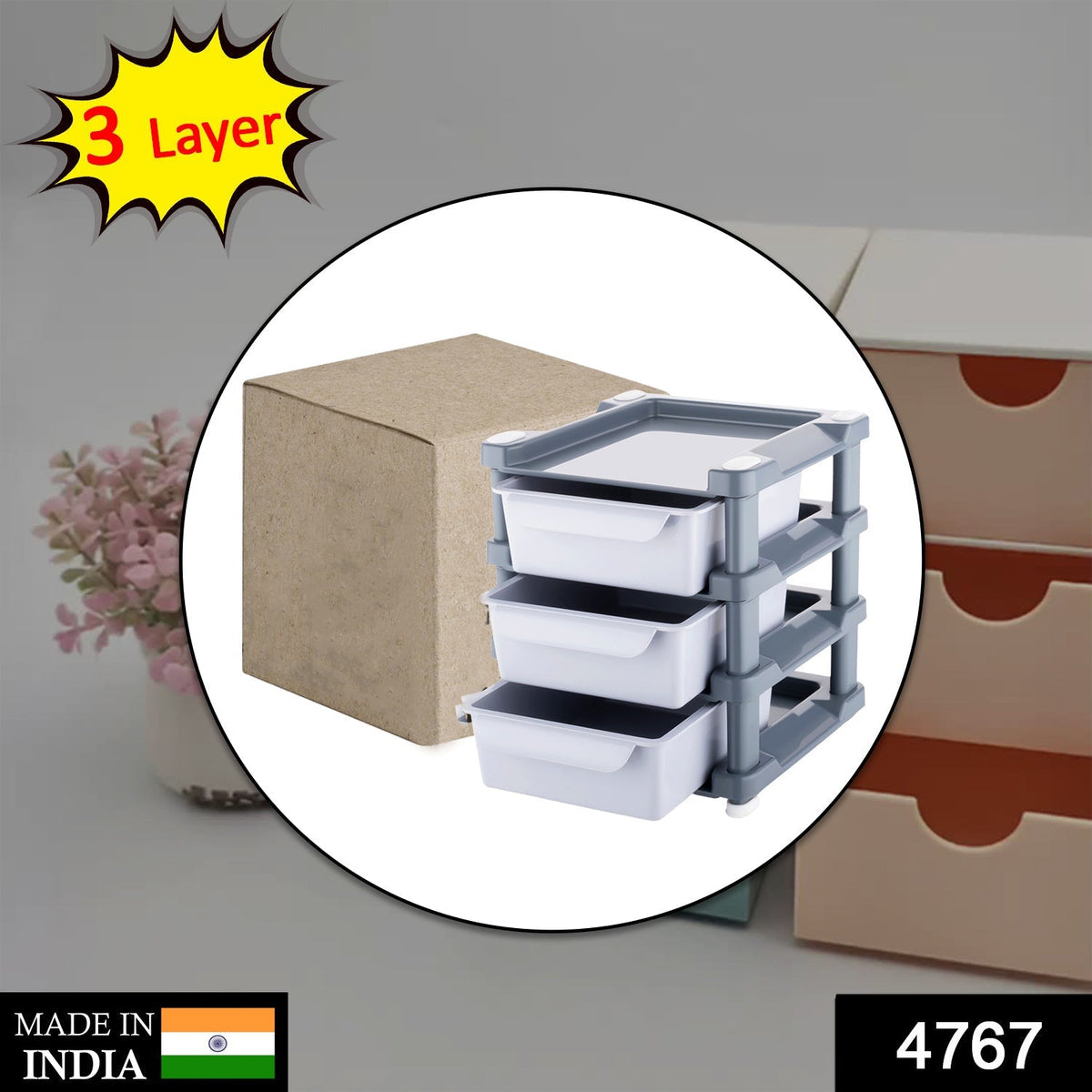 Mini 3 Layer Drawer