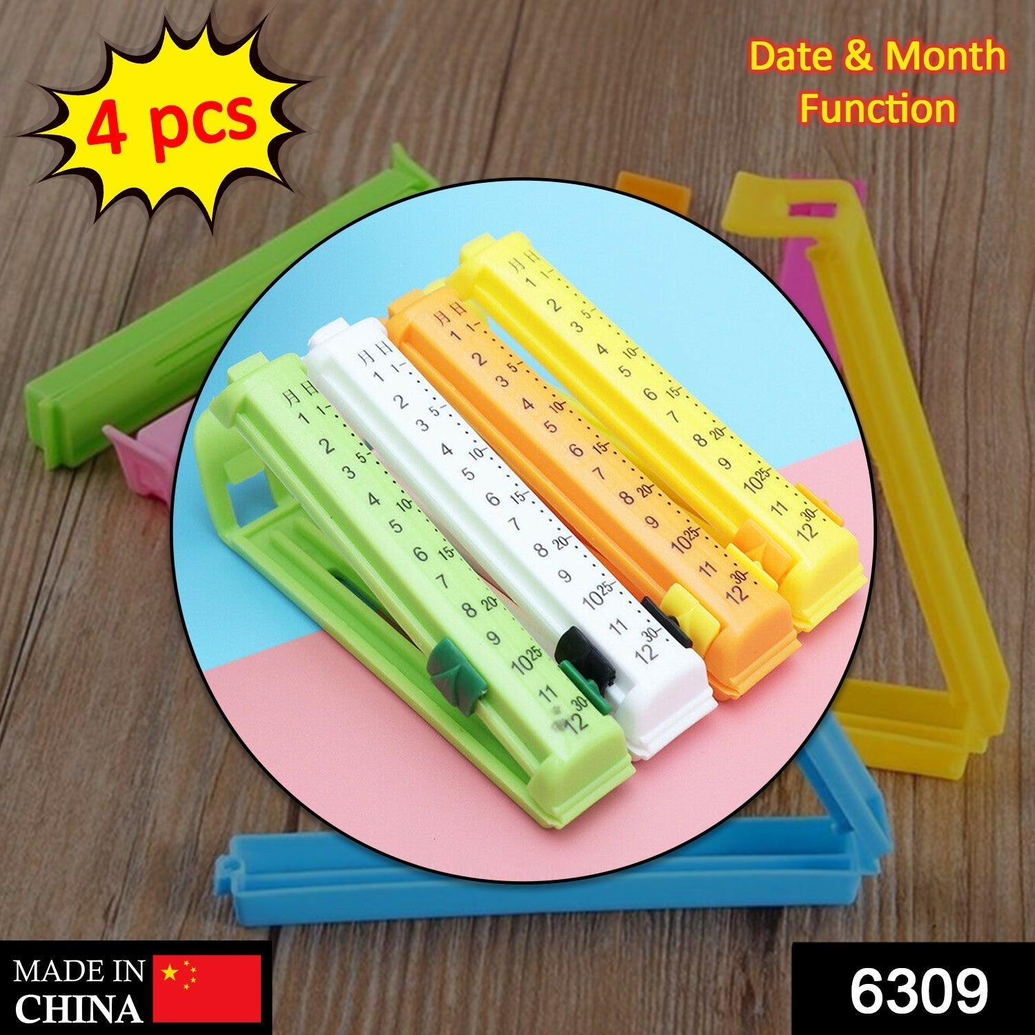 4 Pc Food Packet Sealing Clip