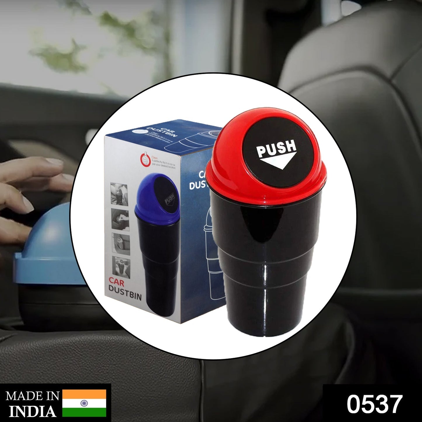 537 Car Dustbinmini Car Trash Bincar Ashtray