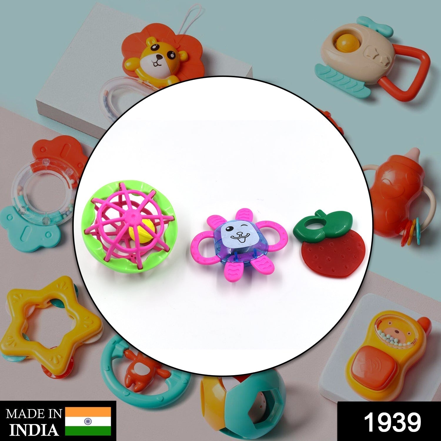 3pc Rattles Baby Toy