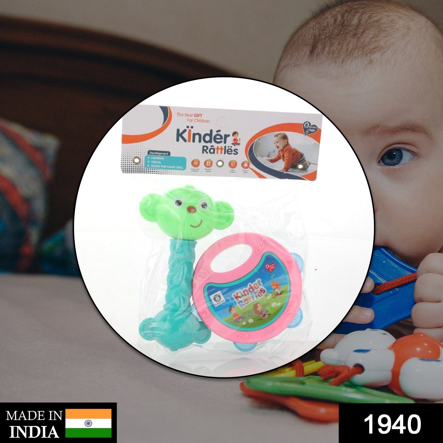 2pc Rattles Baby Toy