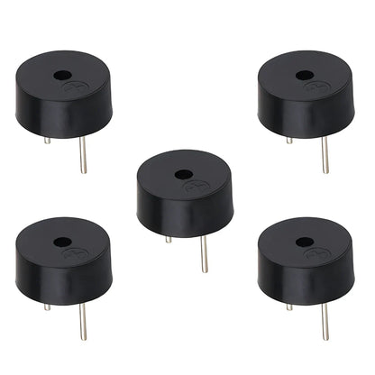 2-pin plug adapter set with black plastic housing and two metal pins