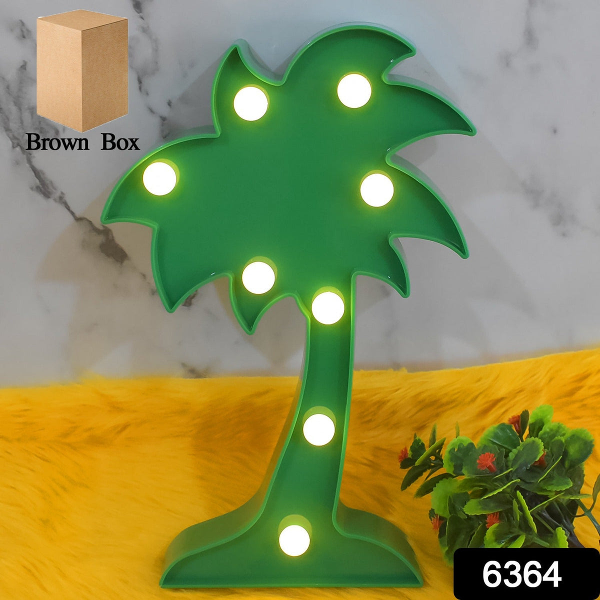 Coconut Tree Led Night Light Table Lamp