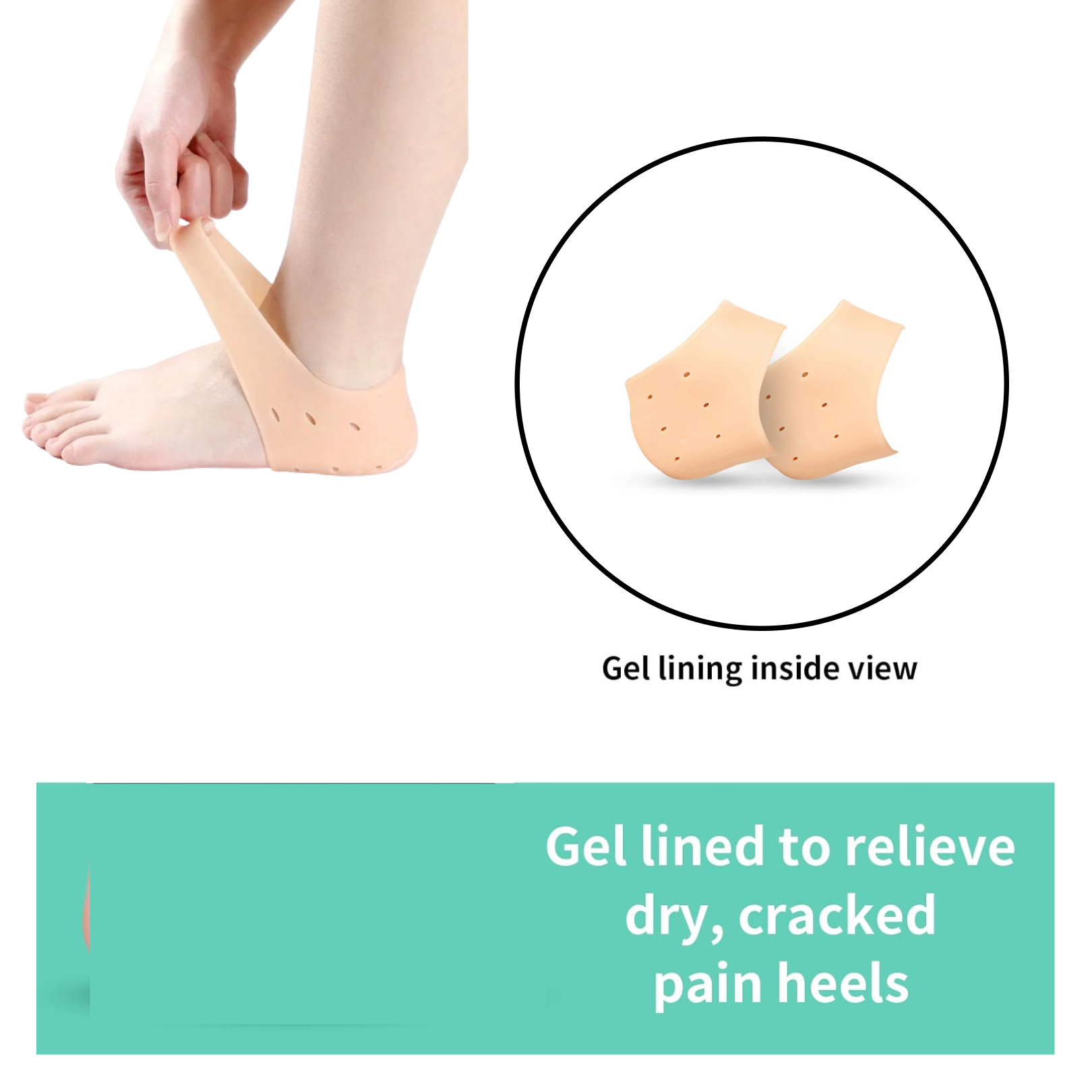 Anti Crack Silicon Gel Heel Moisturizing Socks