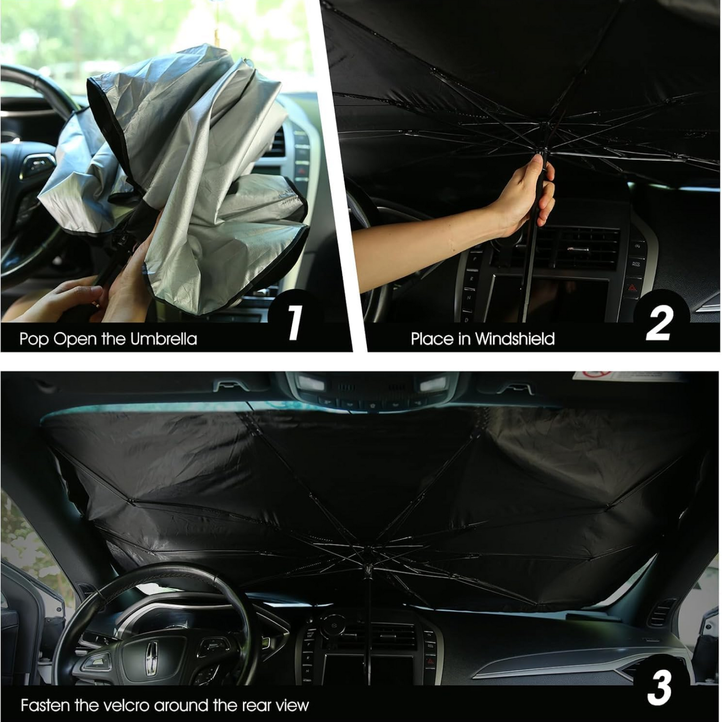 Car Windshield Umbrella Shade