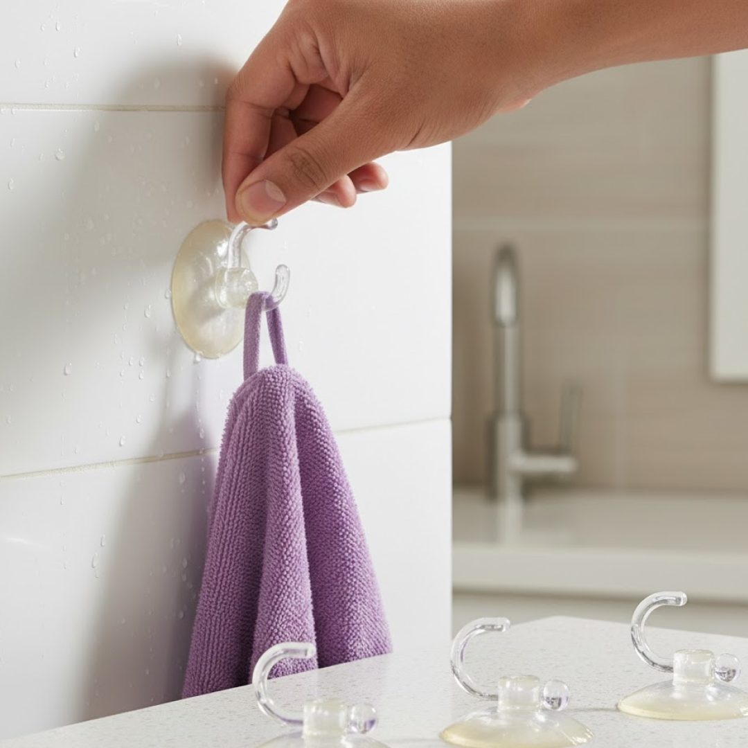 Transparent Suction Cup Hooks