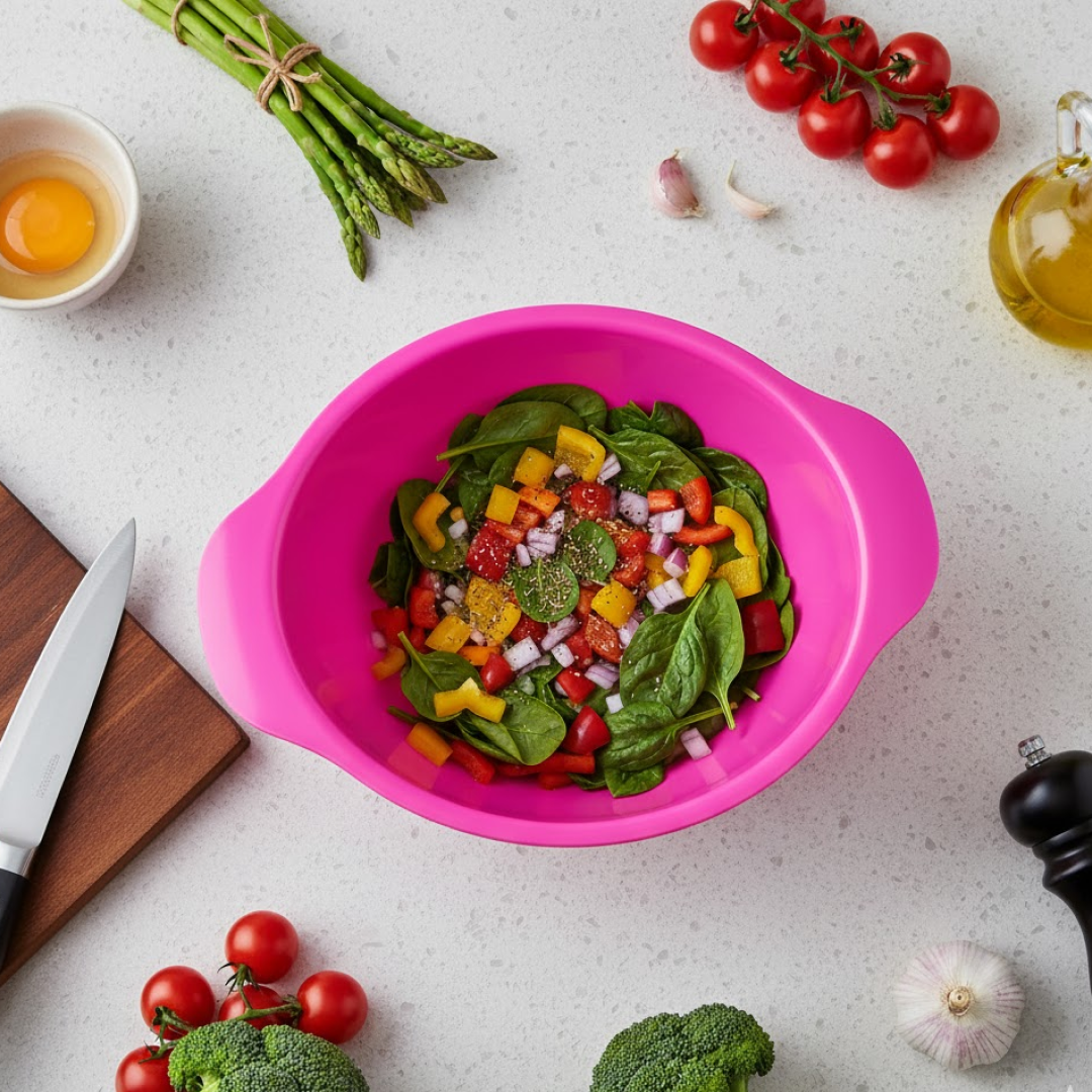 Portion-Sized Plastic Bowls