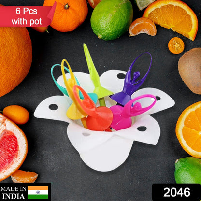 Dancing Doll Fruit Forks
