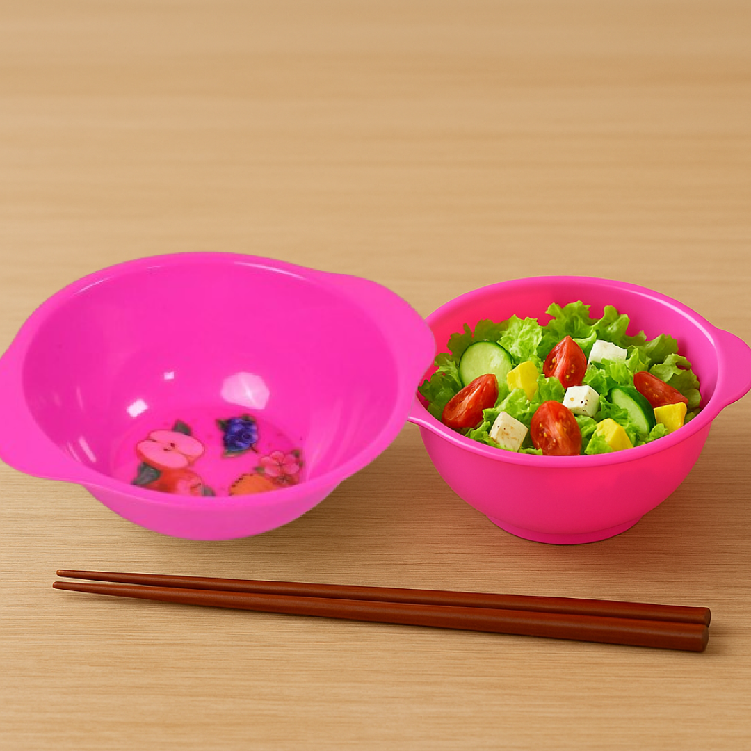 Portion-Sized Plastic Bowls