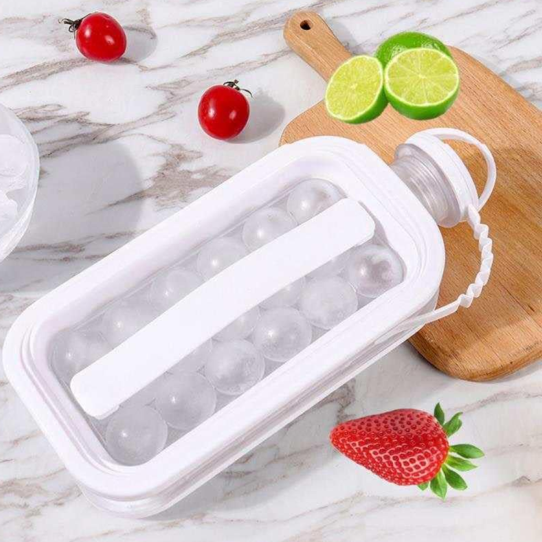 2-in-1 Ice Ball Maker Bottle