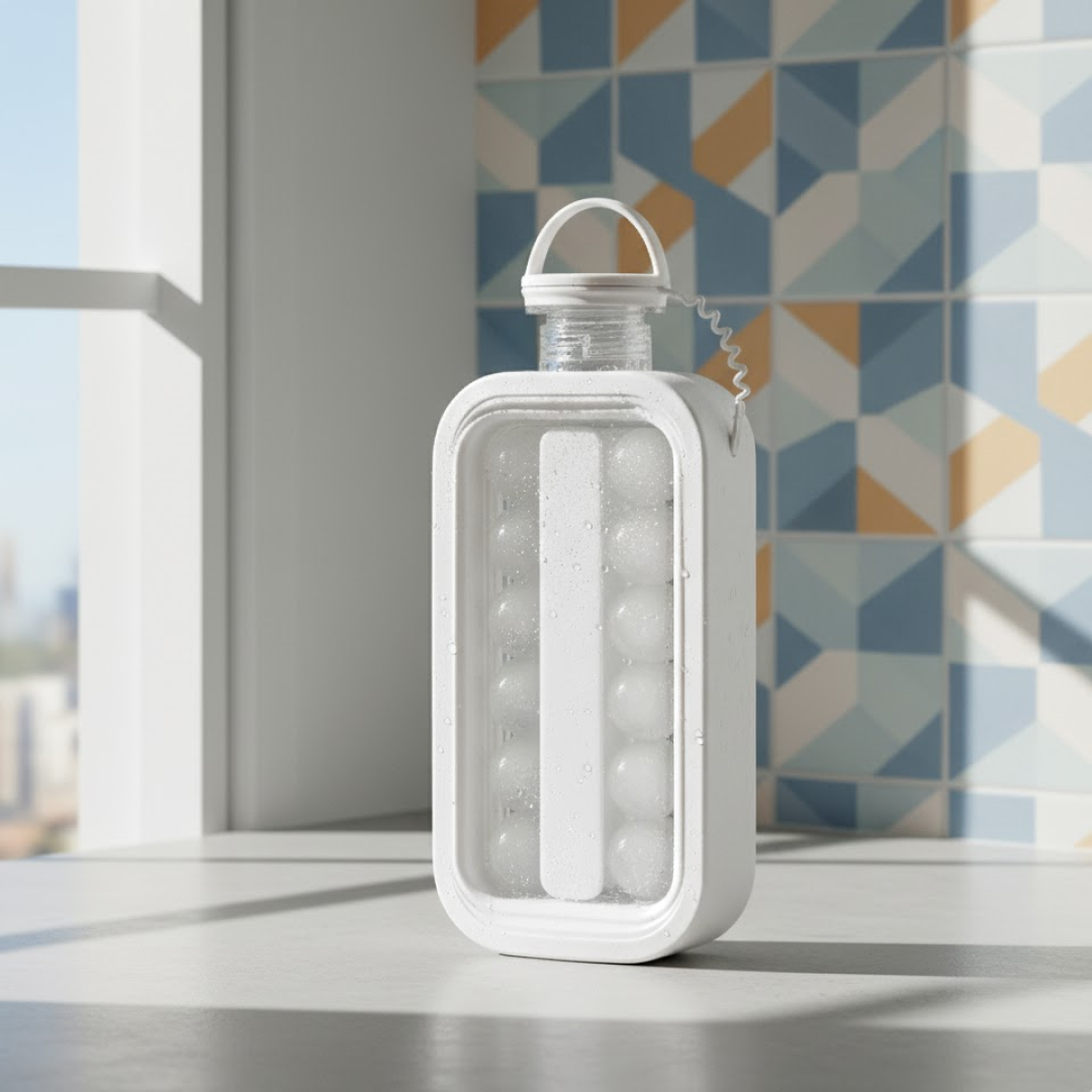 2-in-1 Ice Ball Maker Bottle