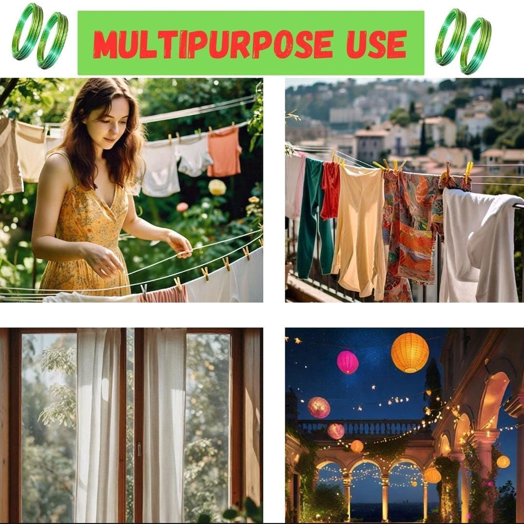 10M PVC-Coated Clothesline