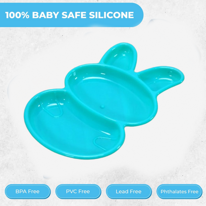 Rabbit Shape Kids Dish Set – 6 Pcs