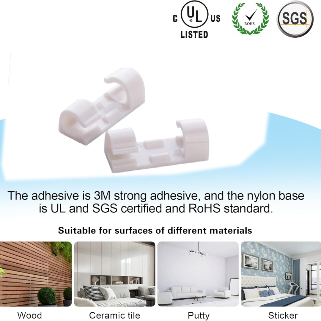 Adhesive Cable Clips