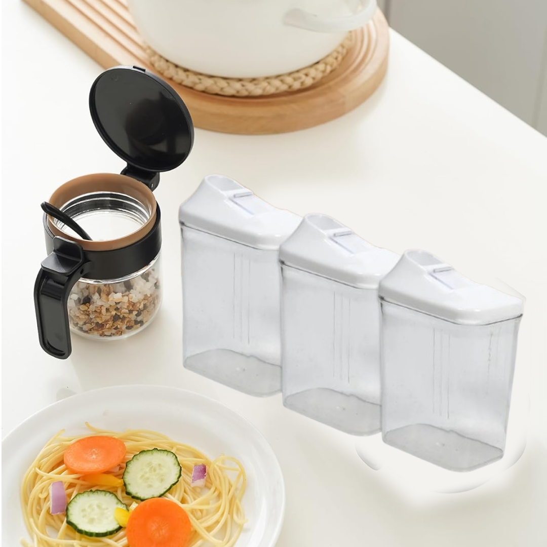 3pc Kitchen Storage Jar Set