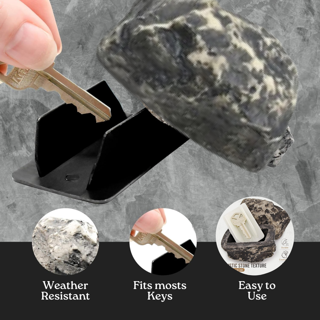 Rock Key Hider Decorative Piece