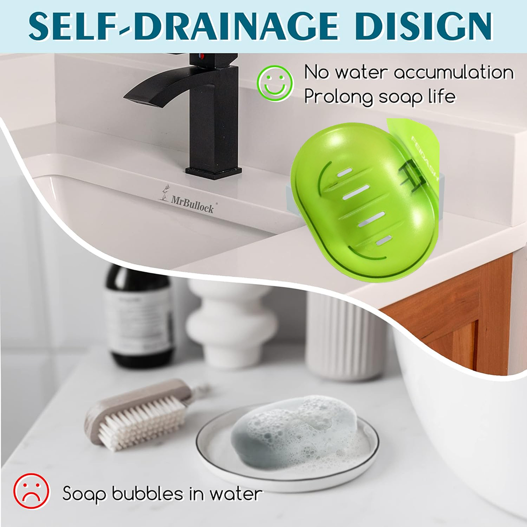 Self-Adhesive Wall Soap Dish Holder