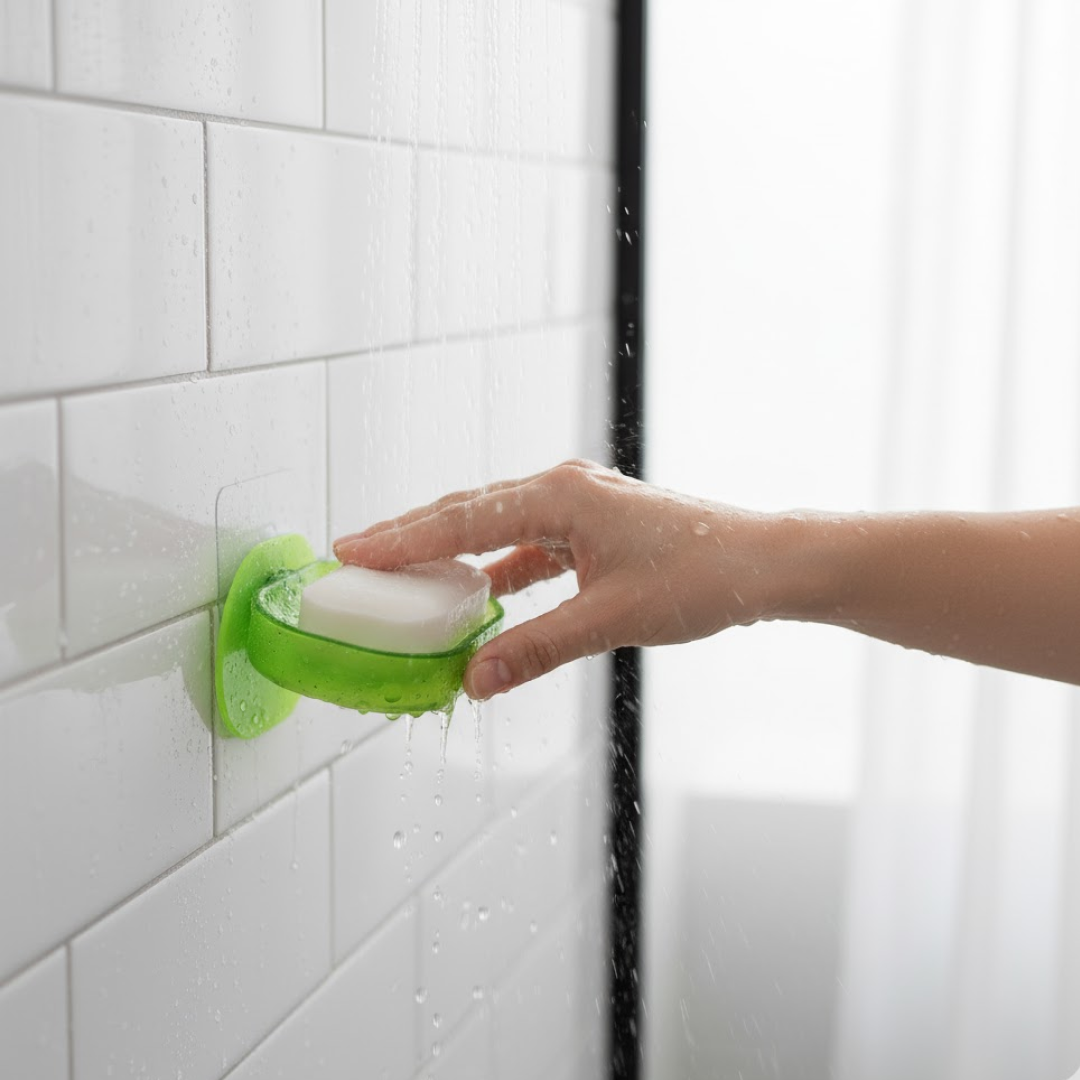Self-Adhesive Wall Soap Dish Holder
