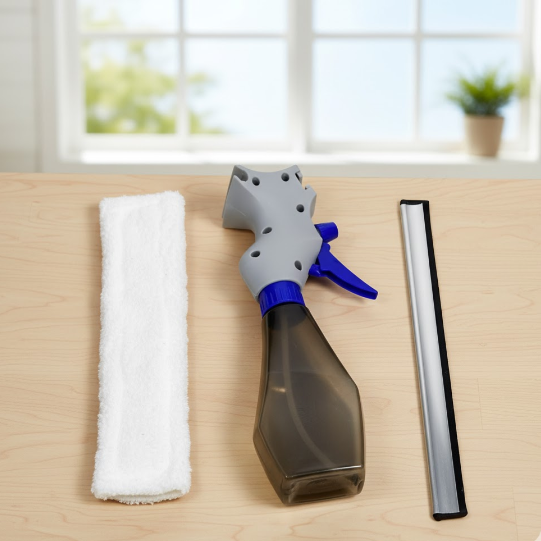 3-in-1 Spray Glass Cleaner Brush