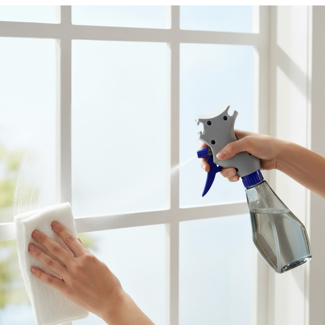 3-in-1 Spray Glass Cleaner Brush