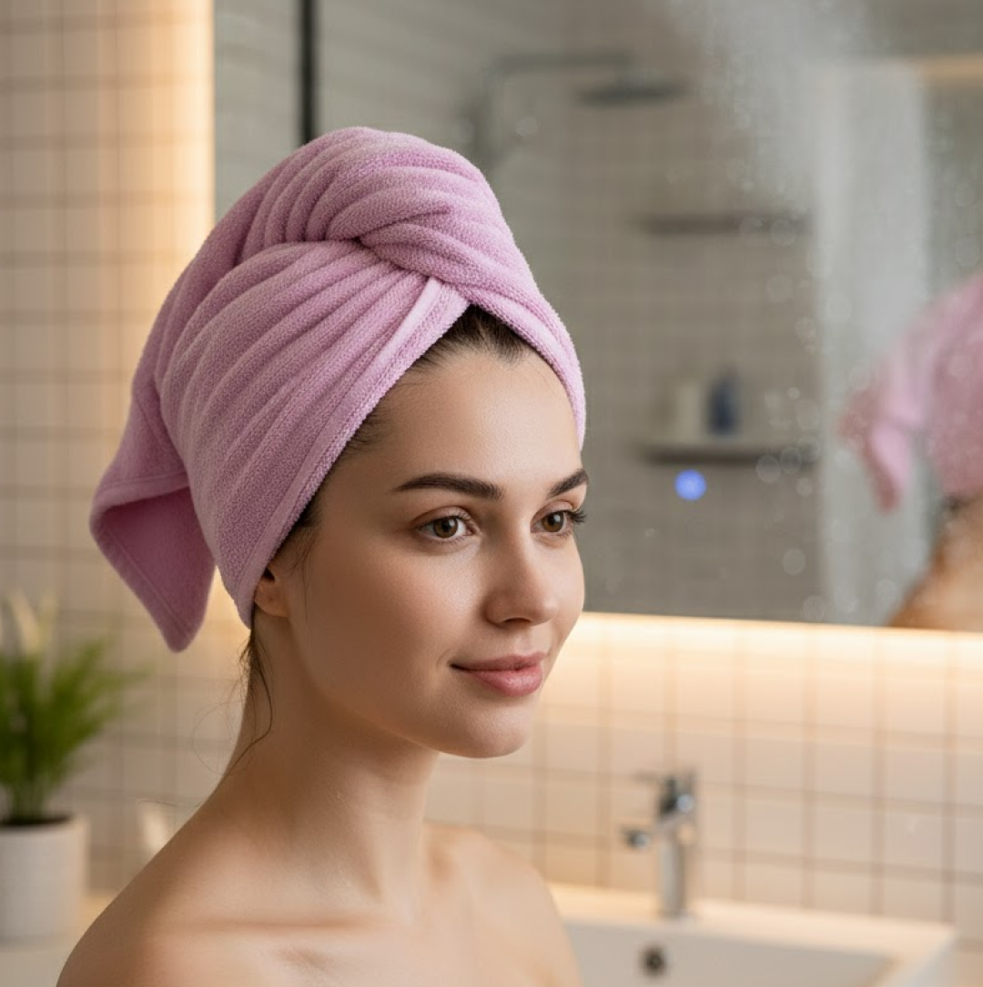 Quick Turban Hair-drying Absorbent Microfiber