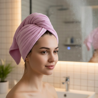 Quick Turban Hair-drying Absorbent Microfiber