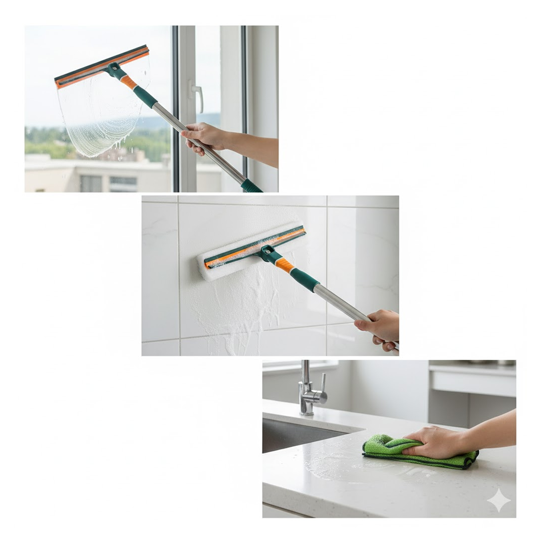 3 In 1 Glass Wiper Multipurpose