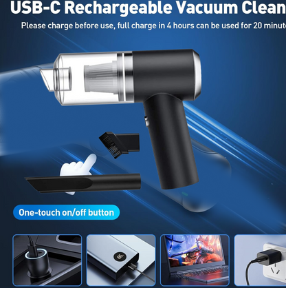 Portable Wireless Vacuum Cleaner