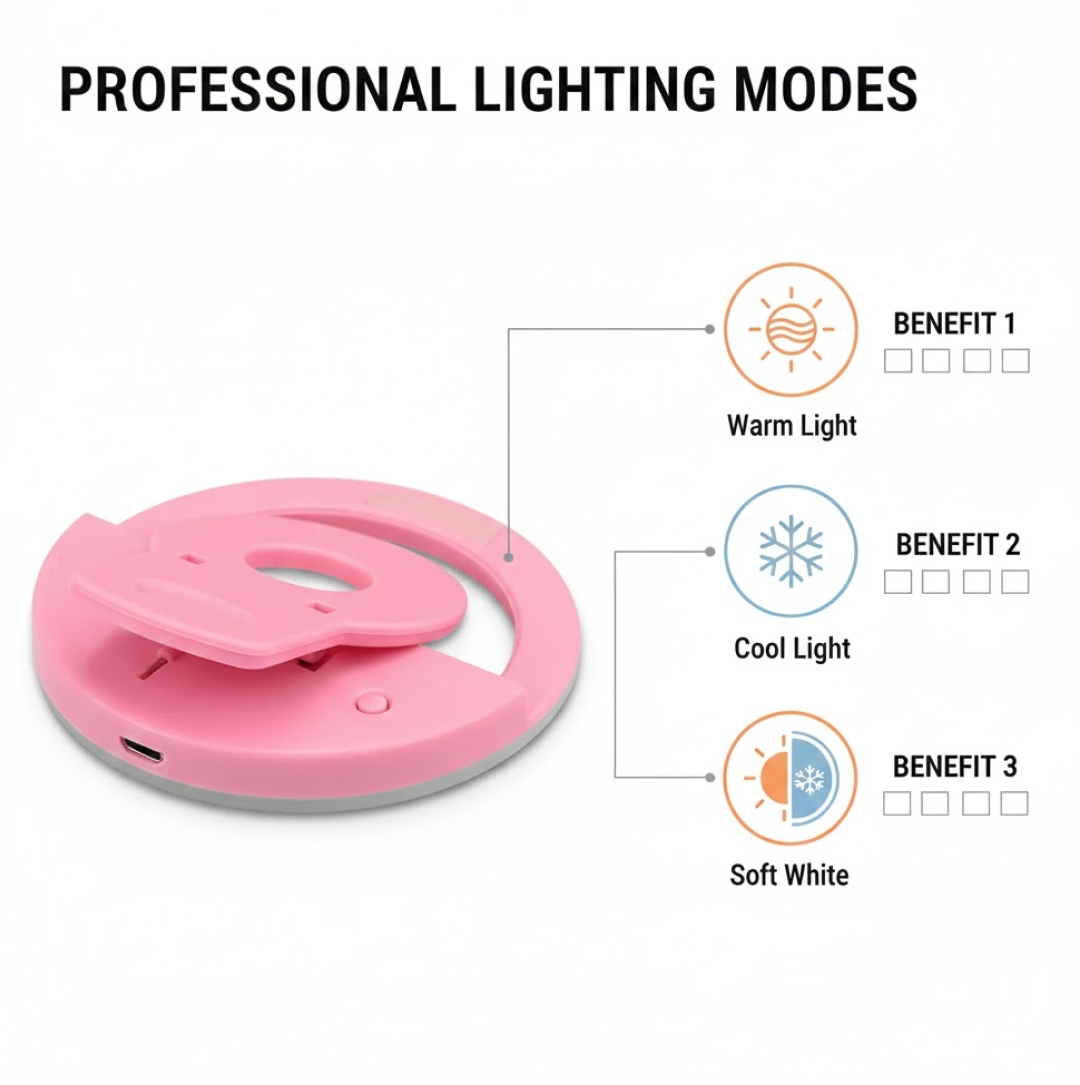 Selfie Ring Light – Pack of 1