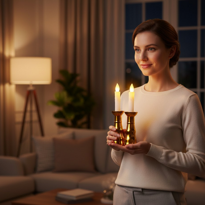 LED Flameless Candle Lights – 2pcs