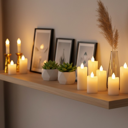 LED Flameless Candle Lights – 2pcs